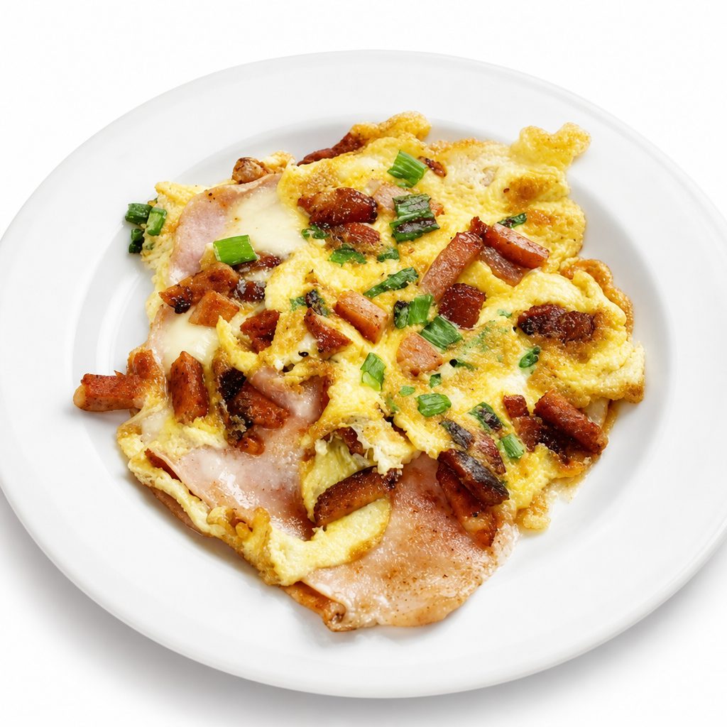 Meatlovers Omelette.