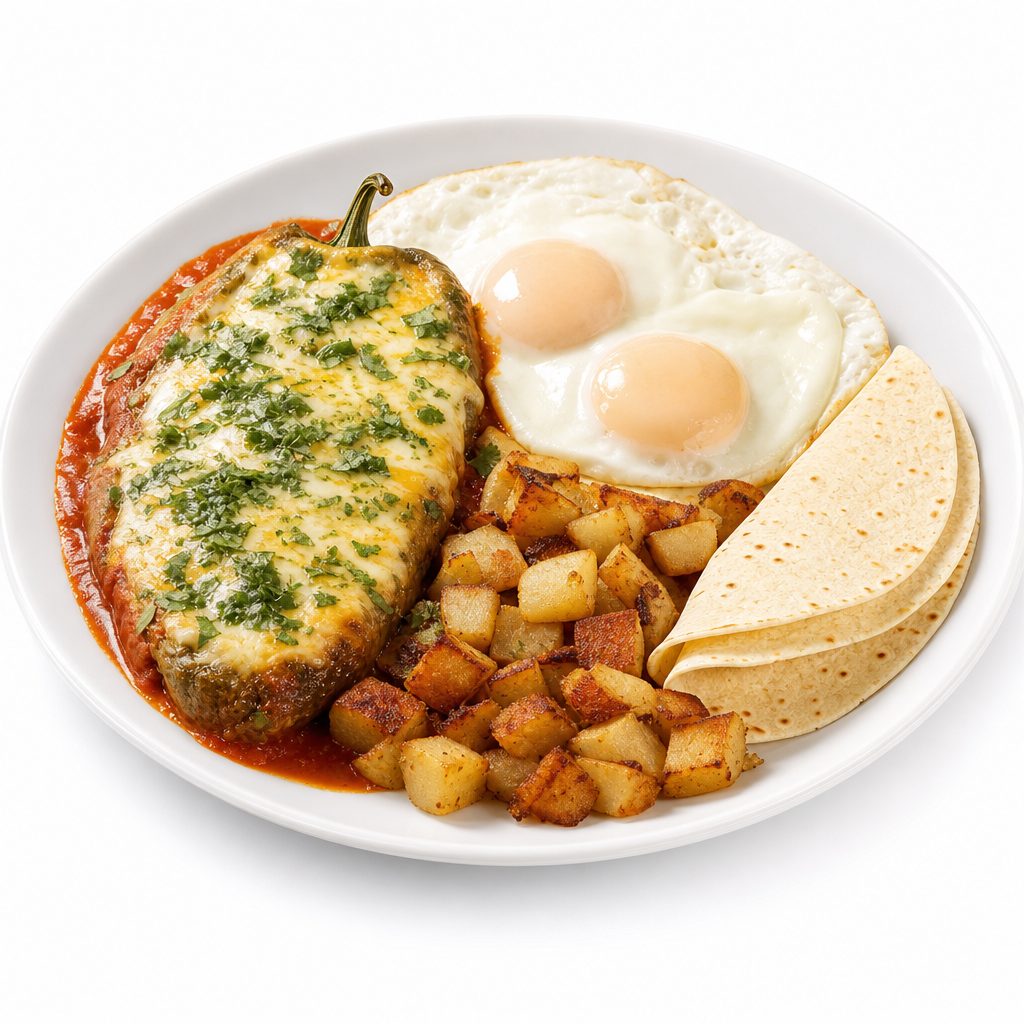 Chile Relleno & Eggs.