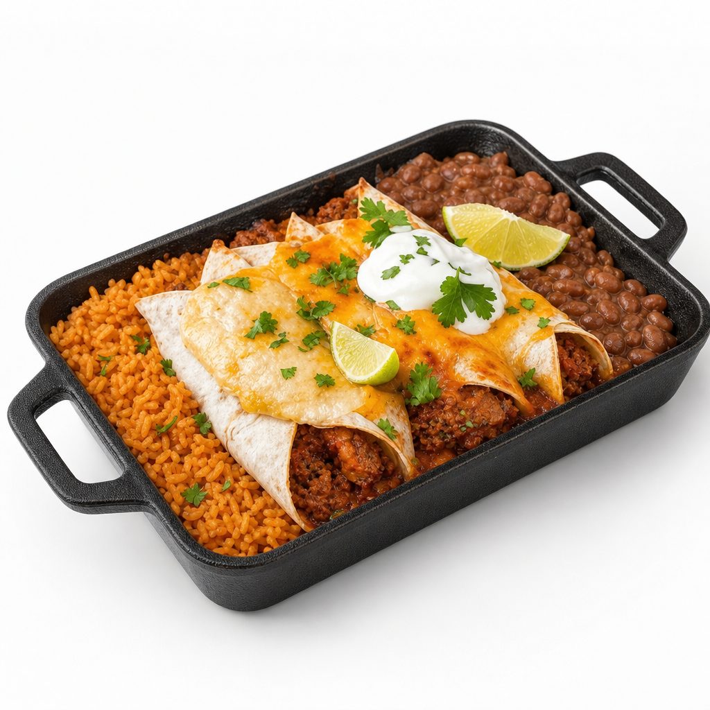 Sizzling Enchiladas.