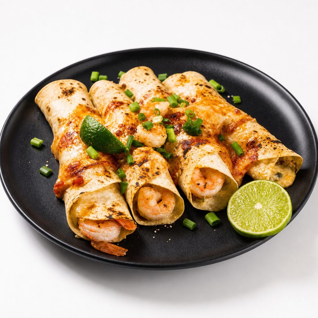 Shrimp Enchiladas.